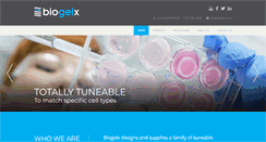 Desktop Screenshot of biogelx.com