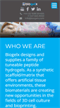 Mobile Screenshot of biogelx.com